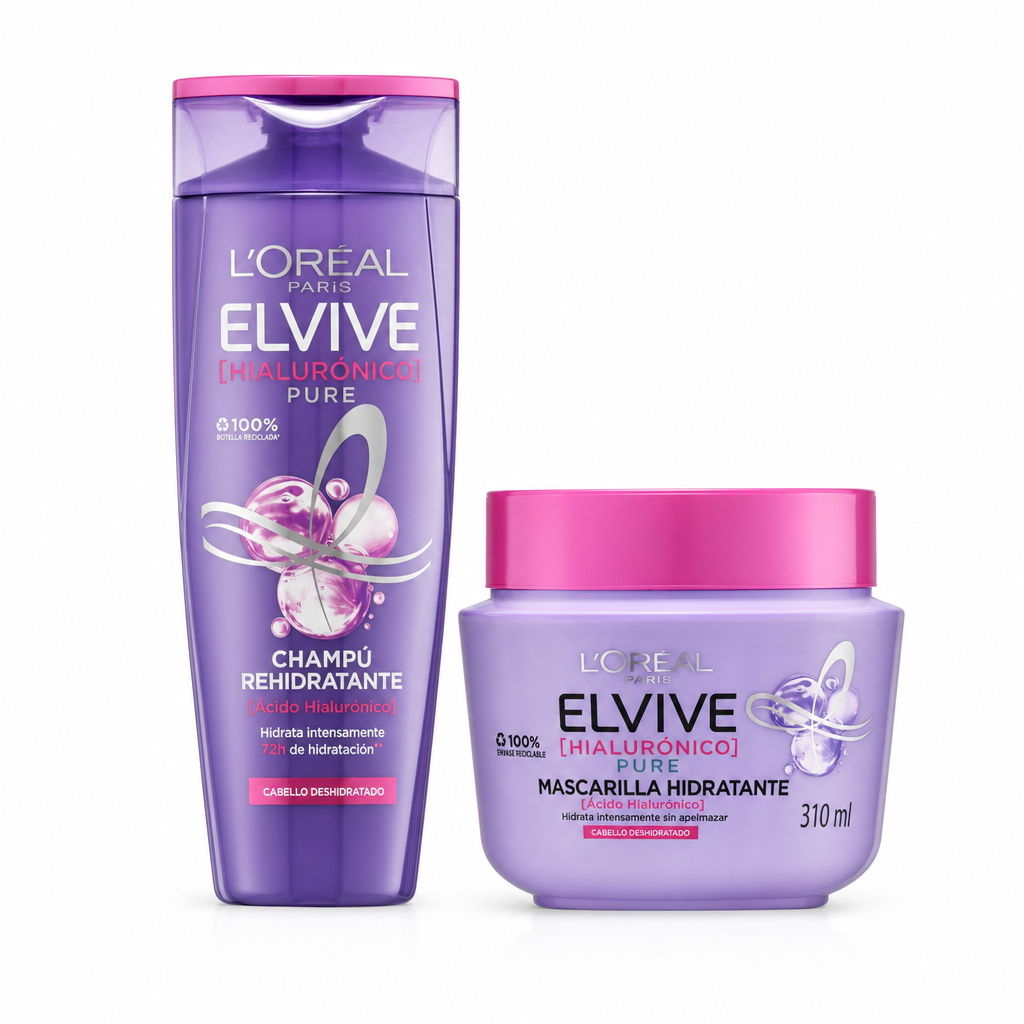 Champú Elvive 250ml + Mascarilla 310ml