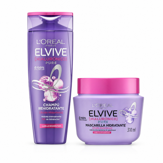 Champú Elvive 250ml + Mascarilla 310ml