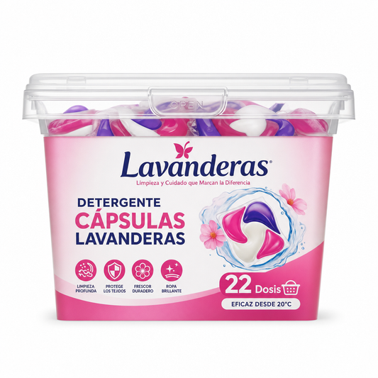 Detergente Cápsulas Lavanderas 22D